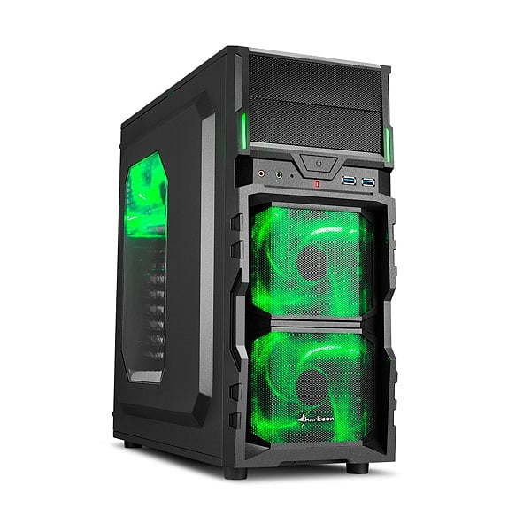 Sharkoon VG5W negra verde  Caja