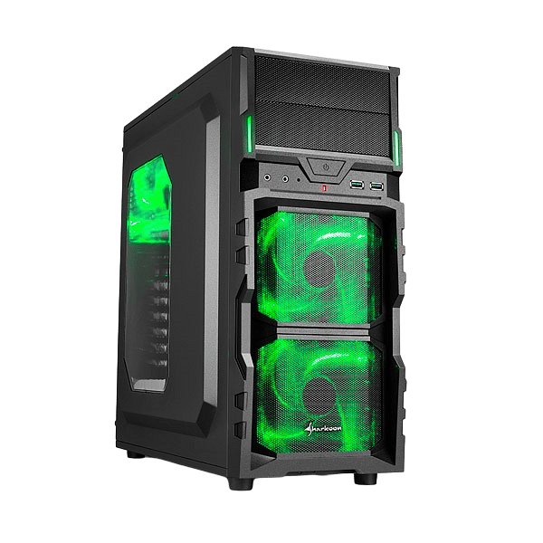 Sharkoon VG5W negra verde  Caja