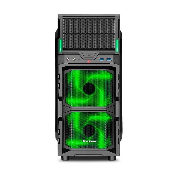Sharkoon VG5W negra verde  Caja