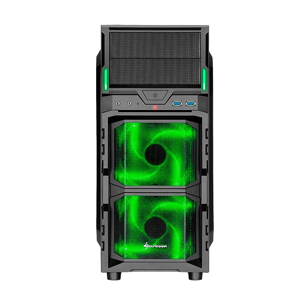 Sharkoon VG5W negra verde  Caja