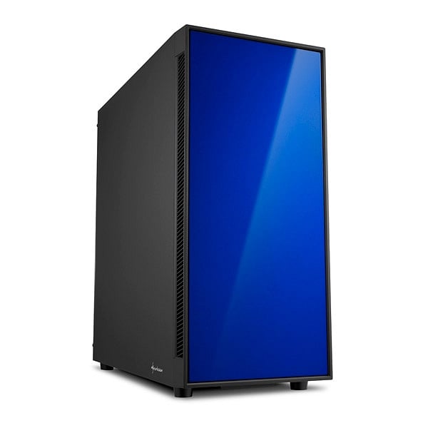 Sharkoon AM5 Silent negra azul ATX  Caja