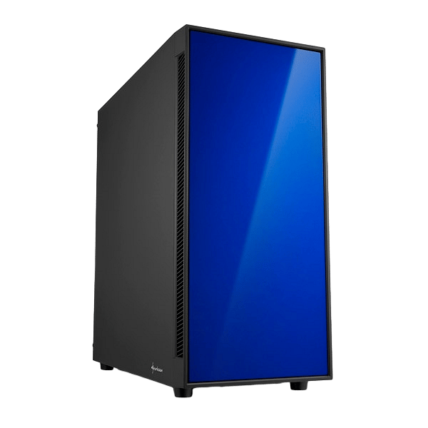 Sharkoon AM5 Silent negra azul ATX  Caja