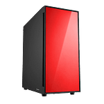 Sharkoon AM5 Silent negra rojo ATX  Caja