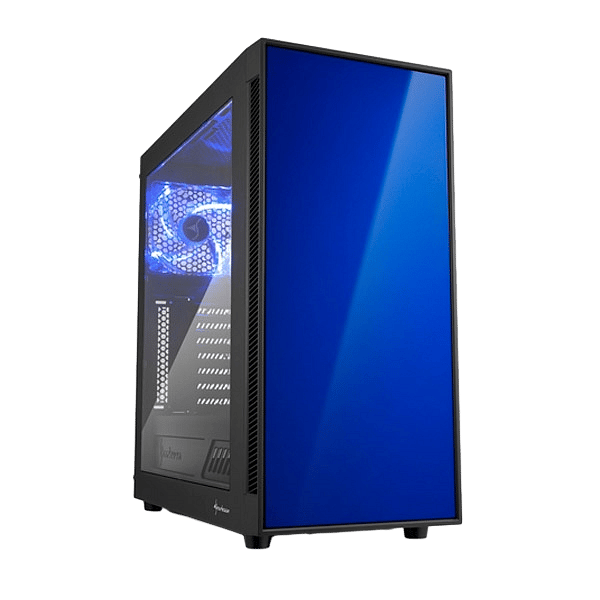 Sharkoon AM5 Window negra azul ATX  Caja