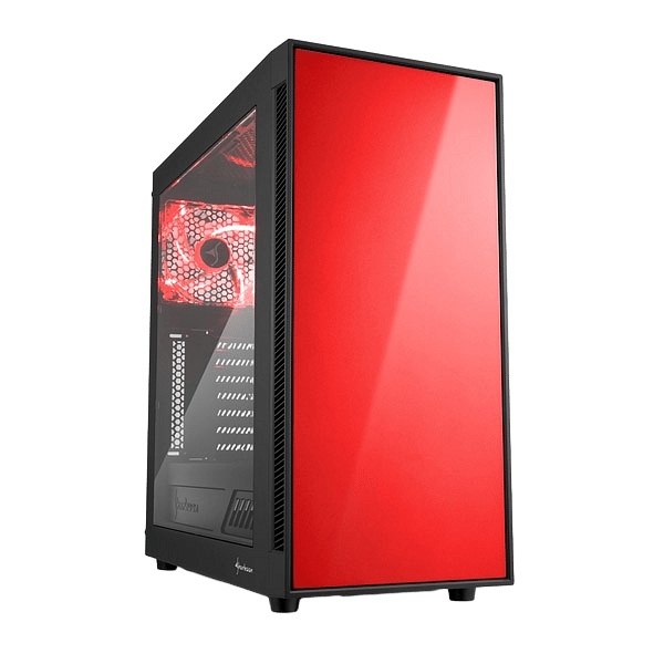 Sharkoon AM5 Window negra rojo ATX  Caja