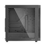 Sharkoon AM5 Window negra rojo ATX  Caja