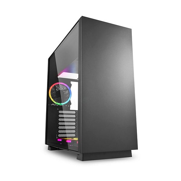 Sharkoon Pure steel negra ATX con ventiladores ARGB  Caja