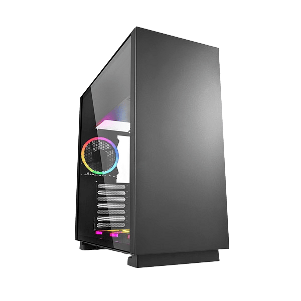Sharkoon Pure steel negra ATX con ventiladores ARGB  Caja