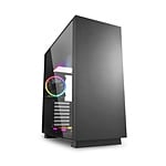Sharkoon Pure steel negra ATX con ventiladores ARGB  Caja