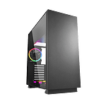Sharkoon Pure steel negra ATX con ventiladores ARGB  Caja