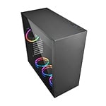 Sharkoon Pure steel negra ATX con ventiladores ARGB  Caja