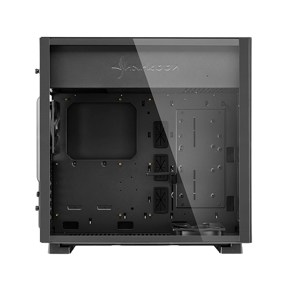 Sharkoon Pure steel negra ATX con ventiladores ARGB  Caja