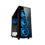 Sharkoon TG4 blue ATX  Caja