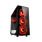 Sharkoon TG4 red ATX Caja Sharkoon TG4 red ATX Caja