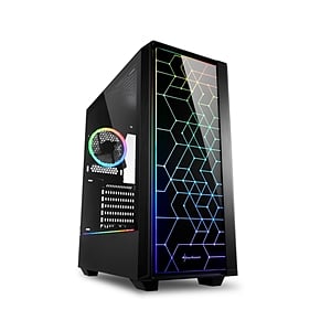 Sharkoon Lit 100 negra ARGB  Caja