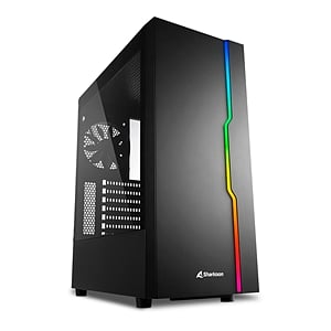 Sharkoon Slider RGB Black  Caja