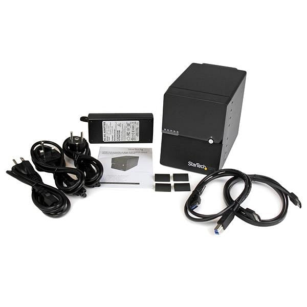 StarTechcom USB 30 4 Bahías de 35 SATA 3 UASP  Caja HDD