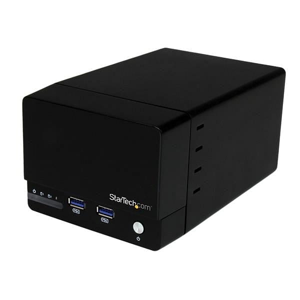 StarTechcom Bahía 2 HDD SATA 3 USB 30 UASP RAID  Caja HDD