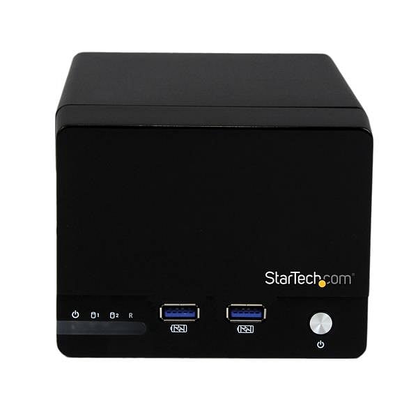 StarTechcom Bahía 2 HDD SATA 3 USB 30 UASP RAID  Caja HDD