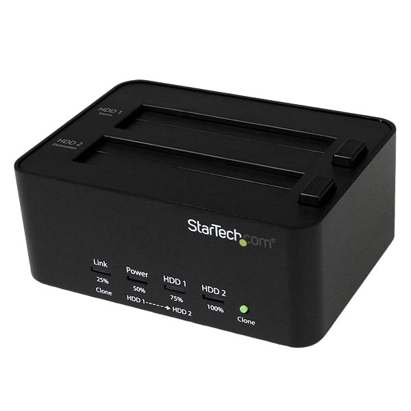 StarTechcom USB 30 2 bahía  25 35 Clona HDD  Dock