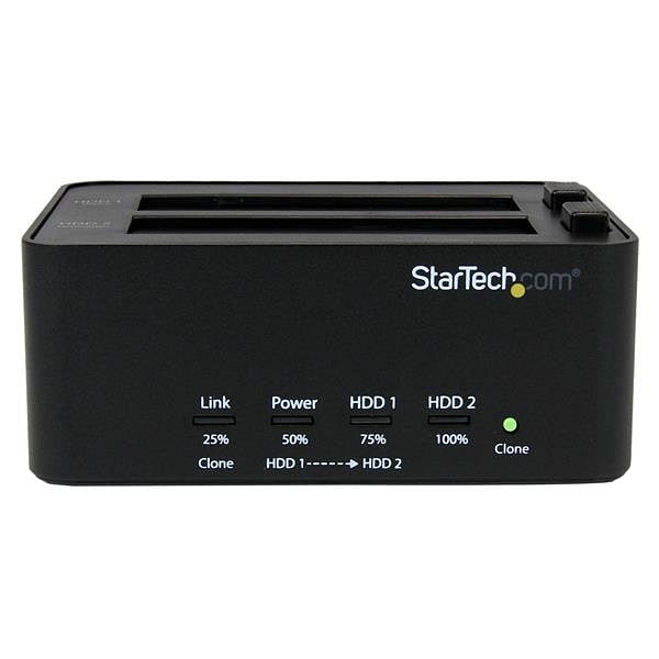 StarTechcom USB 30 2 bahía  25 35 Clona HDD  Dock