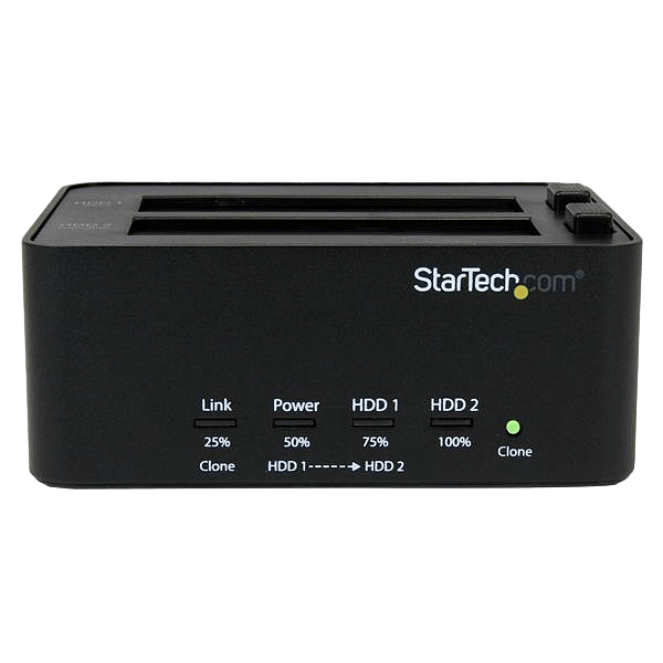 StarTechcom USB 30 2 bahía  25 35 Clona HDD  Dock