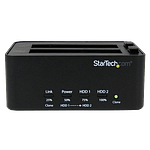 StarTechcom USB 30 2 bahía  25 35 Clona HDD  Dock StarTechcom USB 30 2 bahía  25 35 Clona HDD  Dock