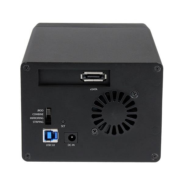 StarTechcom ESATA 2 bahías de 35 con RAID  Caja HDD