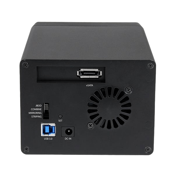 StarTechcom ESATA 2 bahías de 35 con RAID  Caja HDD