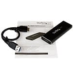 StarTechcom USB 30 a M2 SATA  Caja SSD M2