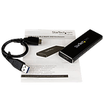 StarTechcom USB 30 a M2 SATA  Caja SSD M2