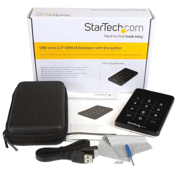 StarTechcom USB 30 encriptada  HDD 25 SATA  Carcasa HDD
