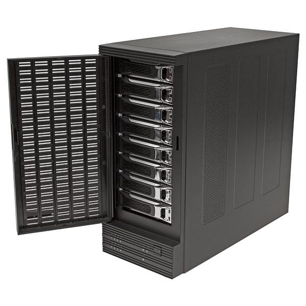 StarTechcom USB 30 eSATA 8 Bahías SATA3 25 y 35  Caja