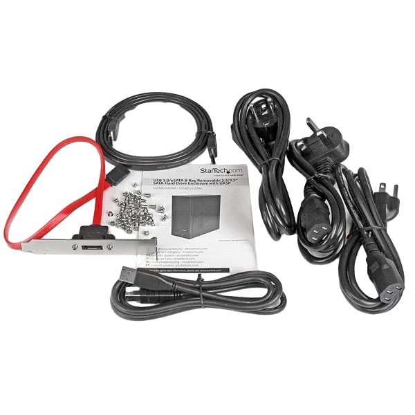 StarTechcom USB 30 eSATA 8 Bahías SATA3 25 y 35  Caja