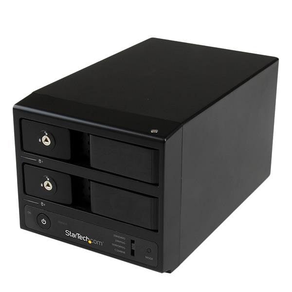 StarTechcom USB 30 2 bahías 35 SATA III UASP  Caja HDD