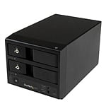 StarTechcom USB 30 2 bahías 35 SATA III UASP  Caja HDD