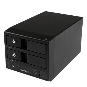 StarTechcom USB 30 2 bahías 35 SATA III UASP  Caja HDD