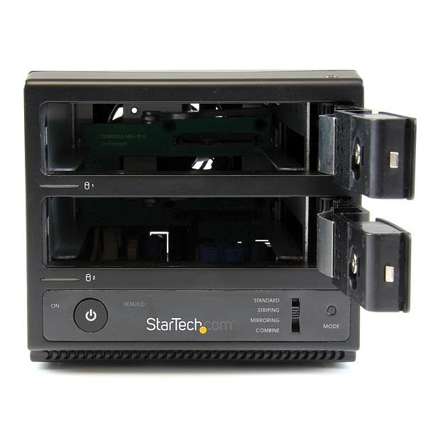 StarTechcom USB 30 2 bahías 35 SATA III UASP  Caja HDD