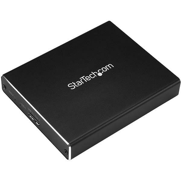 StarTechcom 2 bahías M2 NGFF USB 31  Caja SSD M2