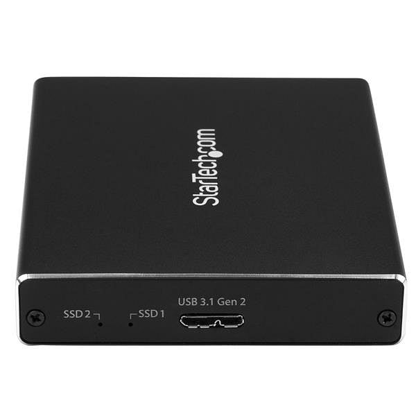 StarTechcom 2 bahías M2 NGFF USB 31  Caja SSD M2