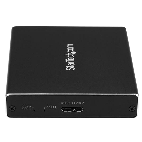 StarTechcom 2 bahías M2 NGFF USB 31  Caja SSD M2