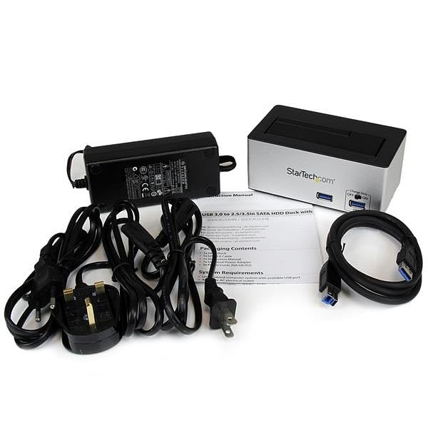 StarTechcom USB 30 1 bahía 25 35 con hub USB  Dock