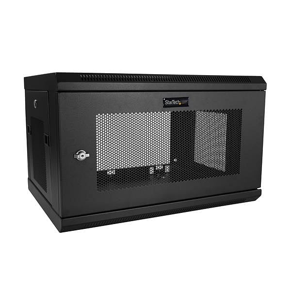 StarTechcom 6U 169 de profundidad de pared  Armario rack