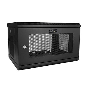 StarTechcom 6U 169 de profundidad de pared  Armario rack