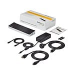 Startechcom Triple 4K Monitor DP HDMI USBC 100W  Dock