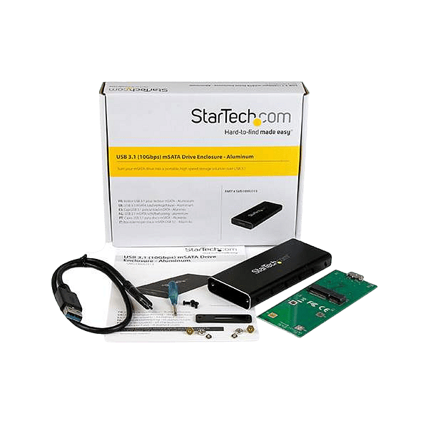 CAJA USB 31 MSATA ALUMINIO