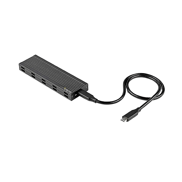 StarTechcom Caja Externa USB a SSD M2 SATA PCIe NVMe NGFF  USBC  USBA