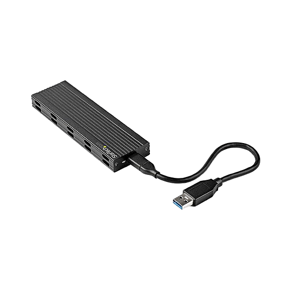 StarTechcom Caja Externa USB a SSD M2 SATA PCIe NVMe NGFF  USBC  USBA