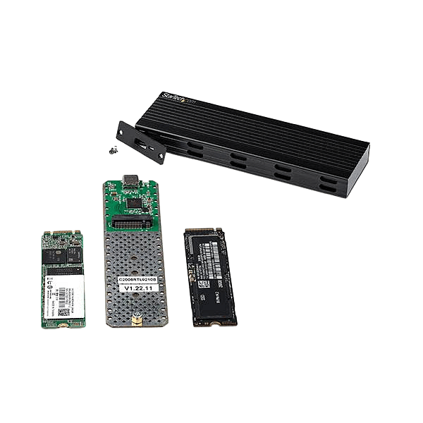 StarTechcom Caja Externa USB a SSD M2 SATA PCIe NVMe NGFF  USBC  USBA
