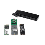StarTechcom Caja Externa USB a SSD M2 SATA PCIe NVMe NGFF  USBC  USBA
